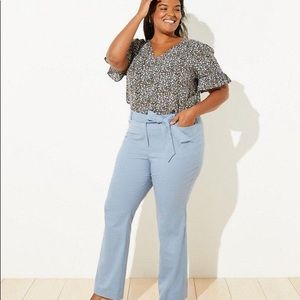 LOFT Plus Light Blue Trouser Pants size 14